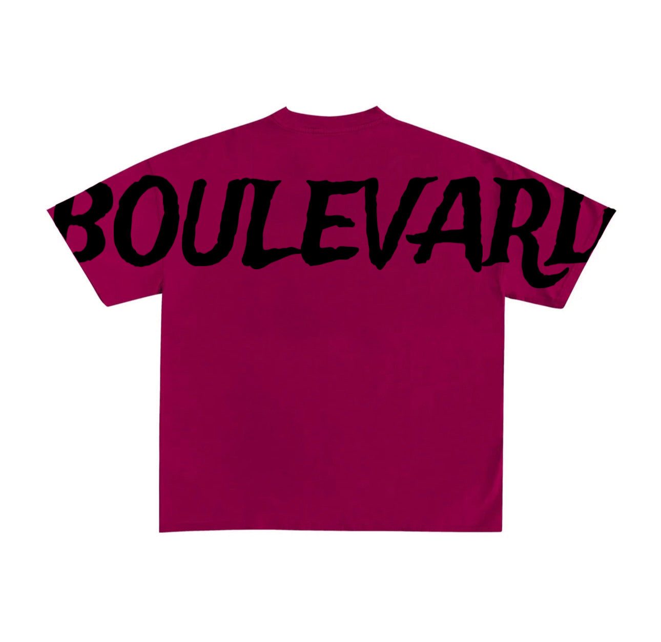 T-Shirt Bordeaux Full Back